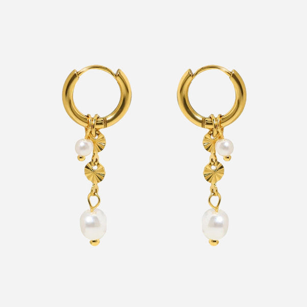 Lyannette | Auringonpaiste Korvakorut 18K Kulta