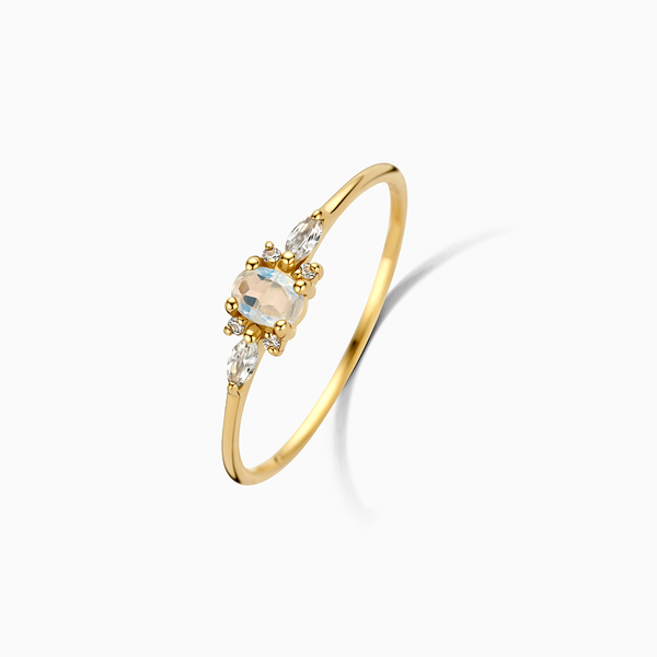 Lioravelle | Violetti Timanttisormus 18k Kulta