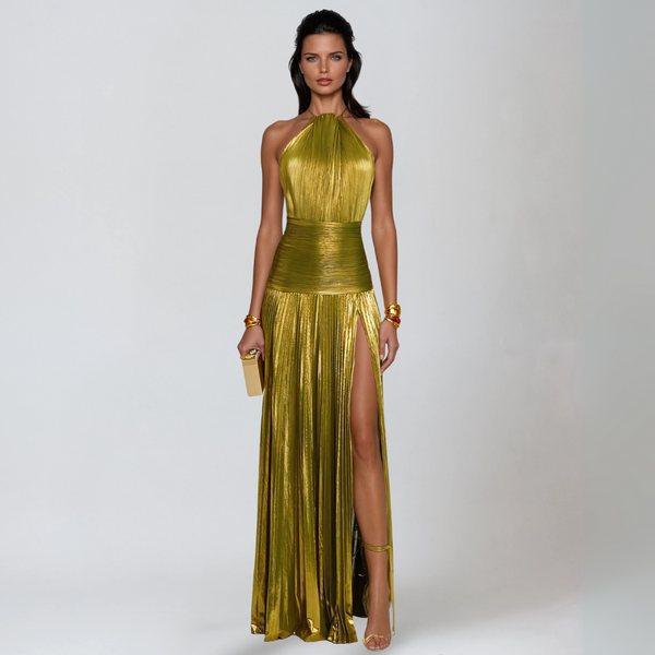 NEFIRA  | Long Metallic Dress